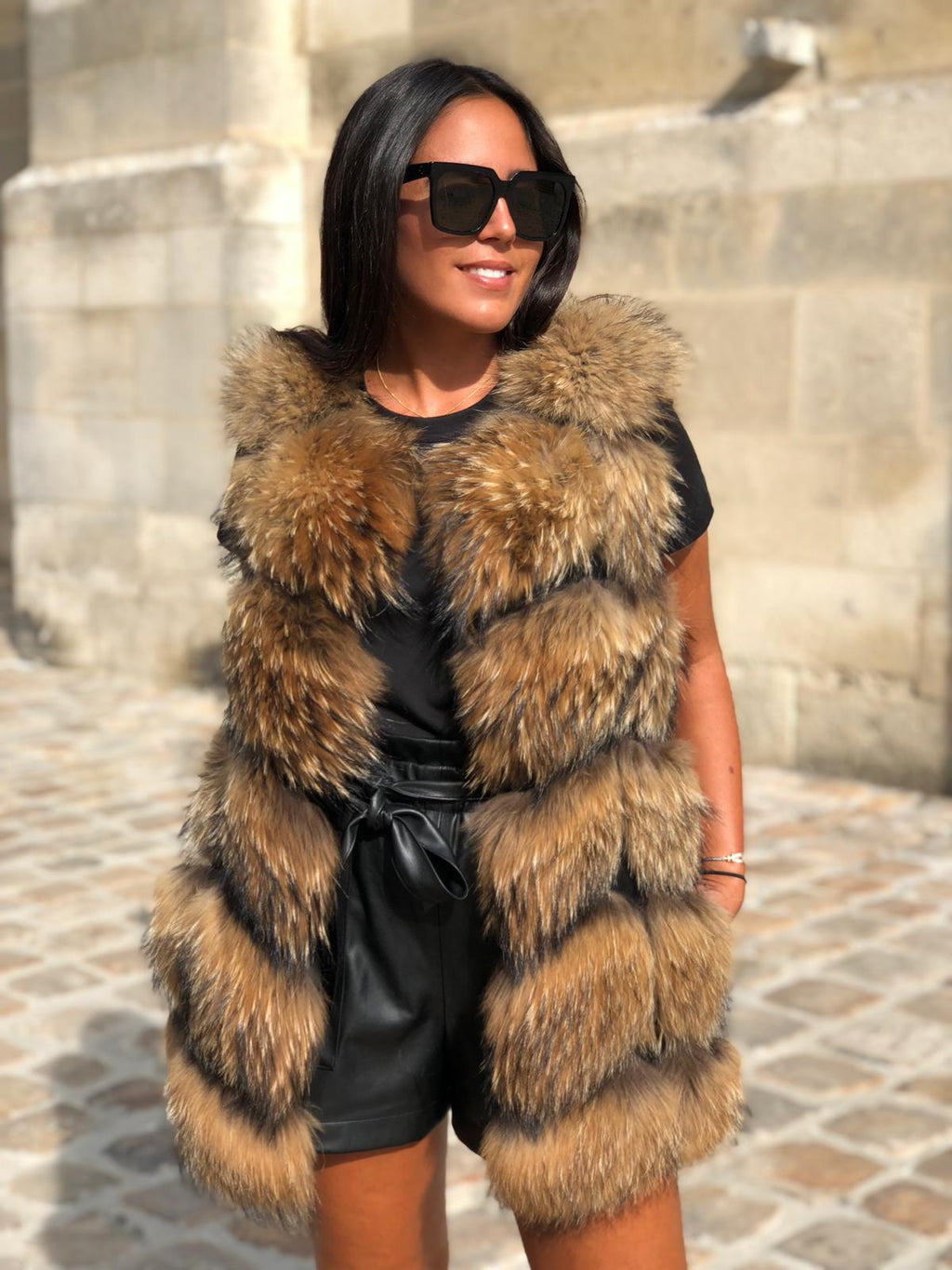 Fur 2025 gilet raccoon