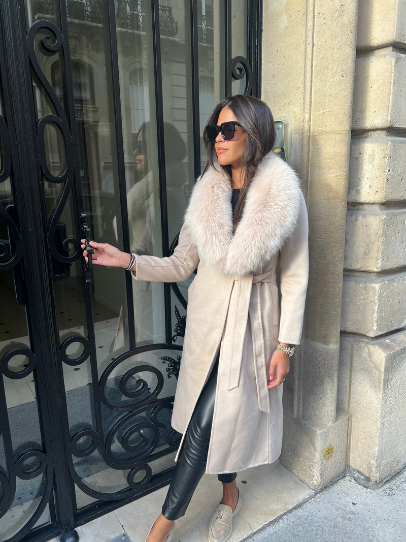 Manteau femme kachmir sale