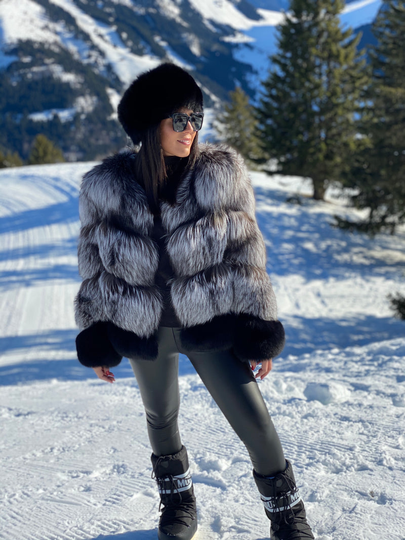 Double colors coat