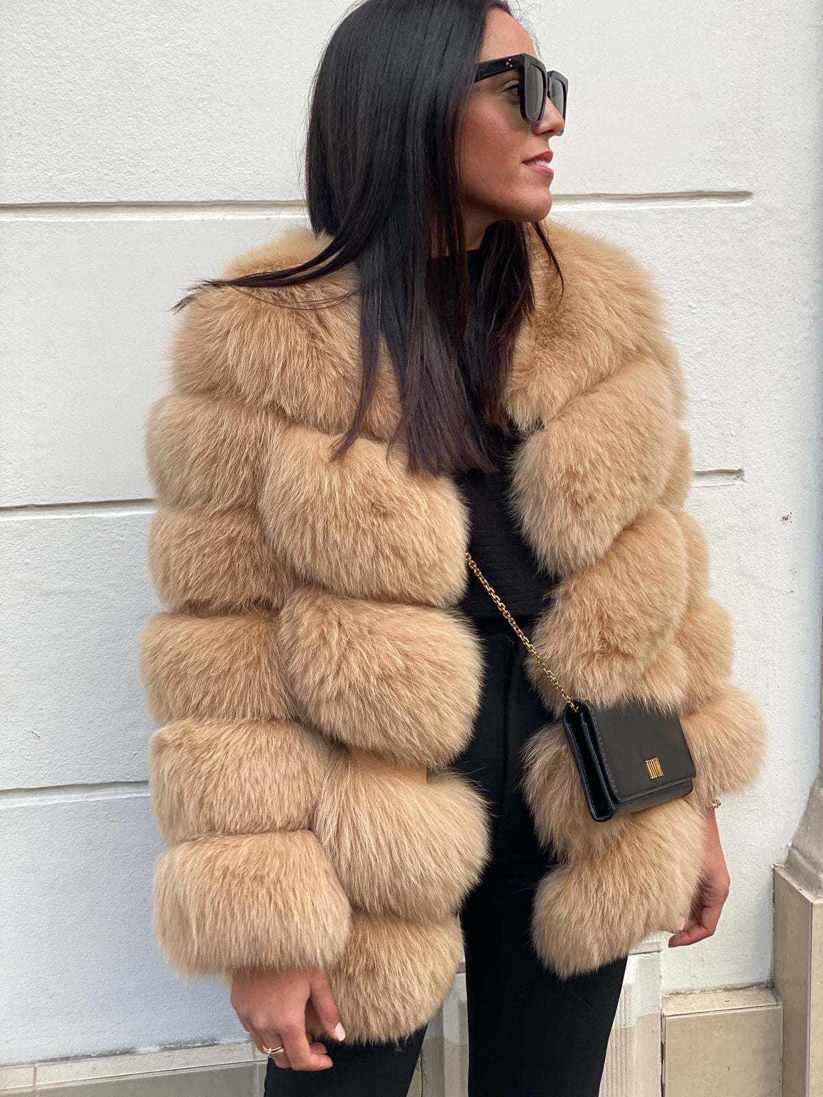 REMOVABLE SLEEVES - Large panel coat